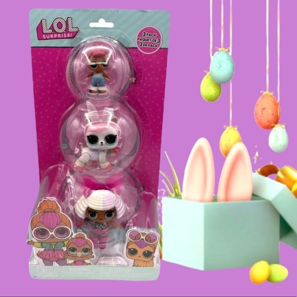 MGA LOL Surprise OMG RARE 3 Doll Figure Pack